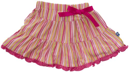 kickee pants baby girls print tiered skirt (toddler/kid)-island