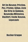 Ort Im Kosovo: Pritina, Pe, Prizren, Gjilan, Liste Der Orte in Gjakova, Kosovska Mitrovica, Vushtrri, Fush Kosova, Leposavi