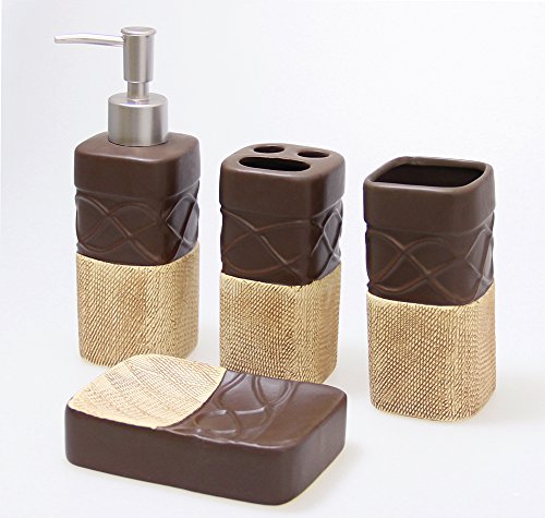 Chocolate Brown Bathroom Accessories Sets – Bathroom Guide by Jetstwit