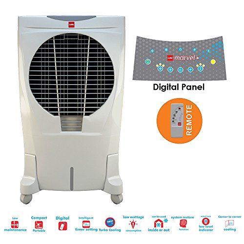 Cello Marvel Plus 60-Litre Air Cooler (White/Grey)