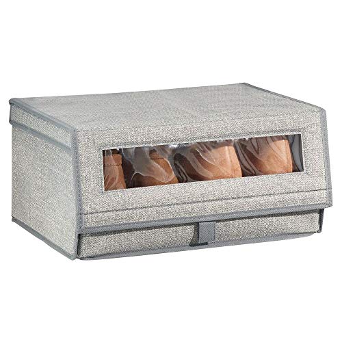 Algopix Similar Product 20 - mDesign Fabric Home Storage Box Bin 