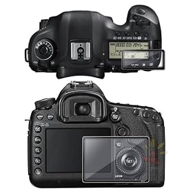 Everydaysource For Canon EOS 5D Mark III 2-LCD Kit Screen Protector Glass