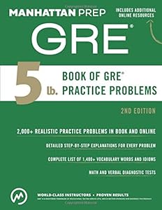 5 lb. Book of GRE Practice Problems