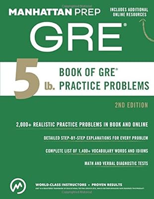 5 lb. Book of GRE Practice Problems