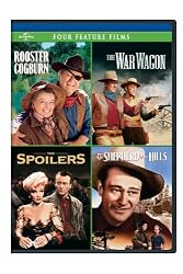 Rooster Cogburn / The War Wagon / The Spoilers (1942) / Shepherd of the Hills Four Feature Films