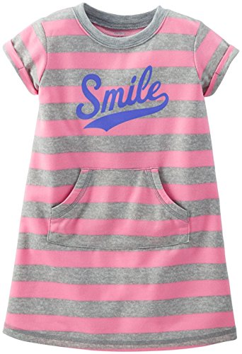 Carter's Little Girls' Striped Nightgown (Toddler/Kid) - Pink Stripe