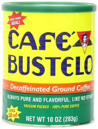 café bustelo decaffeinated coffee, 10 ounce (pack of 12)