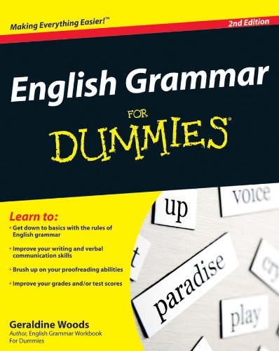 English Grammar For Dummies by Geraldine Woods