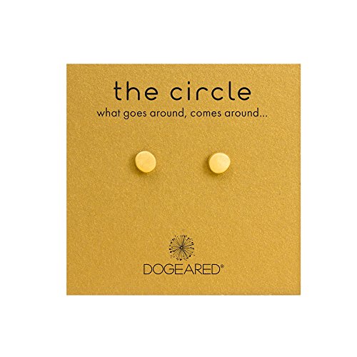 Dogeared The Circle Stud Pierced Earrings