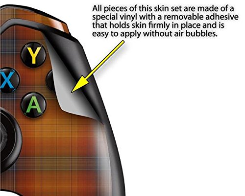 

Plaid Pumpkin Orange - Holiday Bundle Decal Style Skin Set fits XBOX One Console, Kinect and 2 Controllers (XBOX SYSTEM SOLD SEPARATELY)