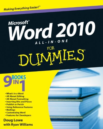 Word 2010 All-in-One For Dummies by Doug Lowe