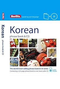Berlitz Korean Phrase Book &amp; CD