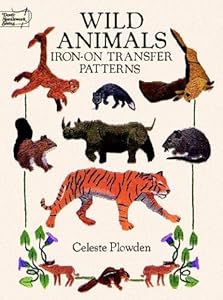 Wild Animals Iron-on Transfer Patterns by Celeste Plowden