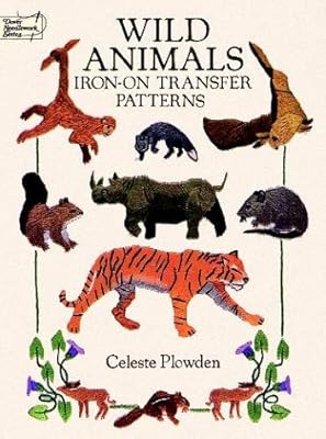 Wild Animals Iron-on Transfer Patterns