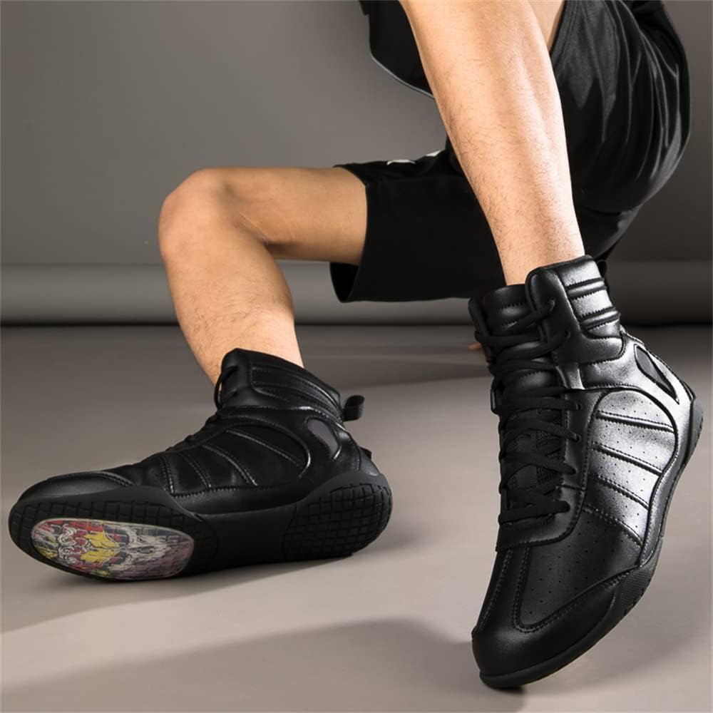 Mens Womens Boxing Boots Fashion Boxers Fitness Sneakers Breathable Sparring Trainers Mesh Wrestling Athletic Shoes_vogvips.com