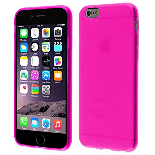 iPhone 6/ 6S Case, Insten [Ultra Slim Thin Fit] Frosted TPU Back Cover Case Compatible with Apple iPhone 6/ 6S (4.7), Hot Pink