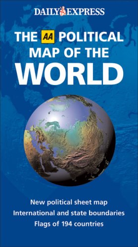 The AA Political Map of the World (Daily Express Maps) by AA Publishing