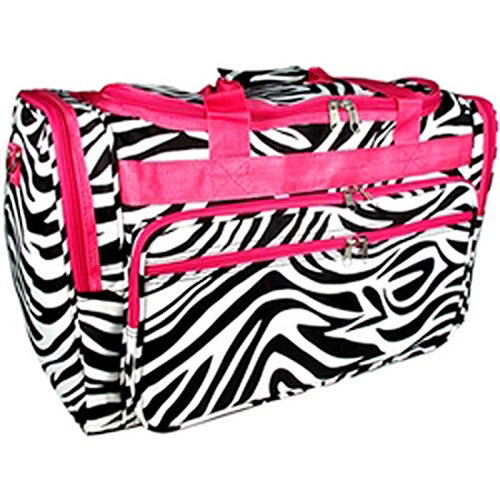 Womens Printed Duffel Bag (Zebra)