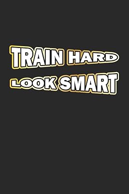 Train Hard Look Smart: Monatsplaner, Termin-Kalender | Geschenk-Idee für Bodybuilder | A5 | 120 Seiten