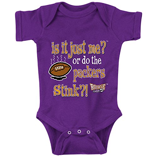Minnesota Vikings Fans. Is It Just Me? Purple Onesie (NB-18M) (6M)