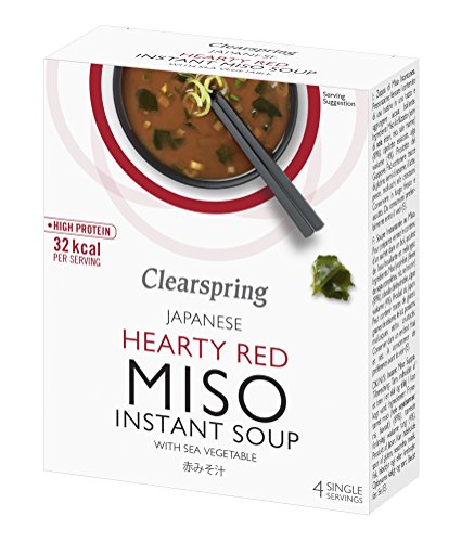 Algopix Similar Product 7 - Clearspring Hearty Red Miso Soup  Sea
