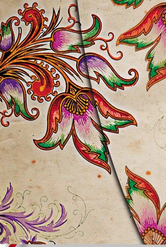 Lyon Florals Floral Cascade Ivory Midi Wrap Line by Paperblanks Book Company