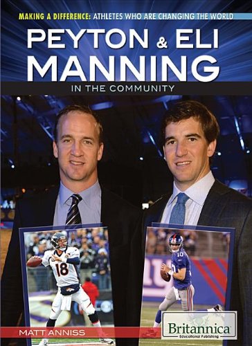 Peyton & Eli Manning in the community by Matt Anniss