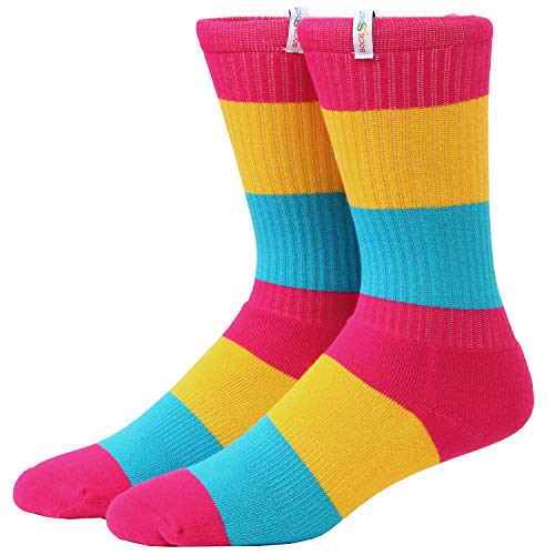 Algopix Similar Product 2 - Socksmith LGBTQ Pride Adult Crew Socks