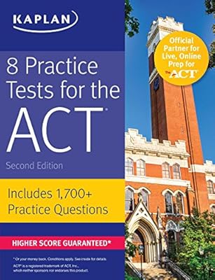 8 Practice Tests for the ACT: Includes 1,728 Practice Questions