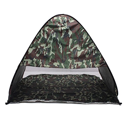 Camping Tent - SODIAL(R) Outdoor 2-3 Person Automatic Waterproof Camouflage Camping Hiking Family Tent - Image 4