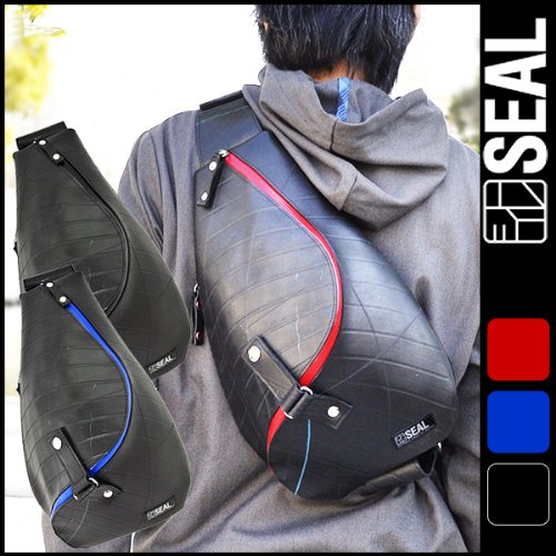 【SEAL%2Fシール】+スパイラル+ワンショルダーボディバッグ+SPIRAL+BODY+BAG+OLCI+collabo+model+（+斜めがけ+ショルダーバッグ+タイヤ+チューブ+）