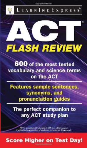 ACT Flash Review by Learning Express Llc