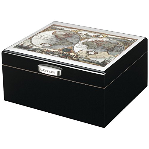 Algopix Similar Product 17 - Quest Products World Map Cigar Humidor