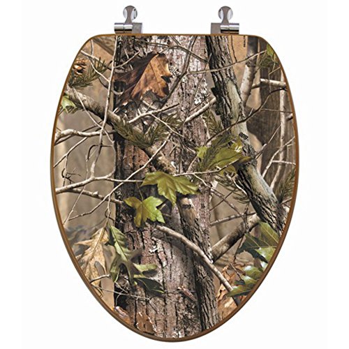 Algopix Similar Product 1 - RealTree Camouflage AP Elongated Toilet