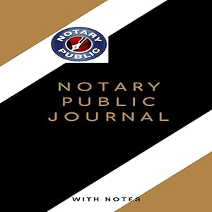 Black Notary Book: With Note Pages by C. E. Comfort