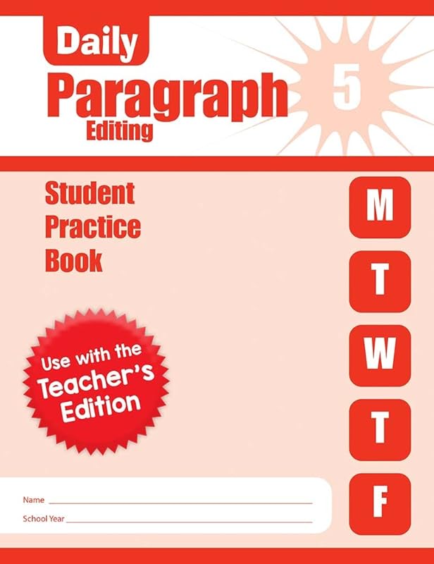 Daily Paragraph Editing, Grade 5 Student Book by Evan Moor