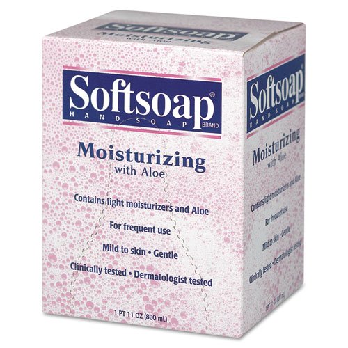 

Moisturizing Soap w/Aloe, Unscented Liquid, Dispenser, 800ml