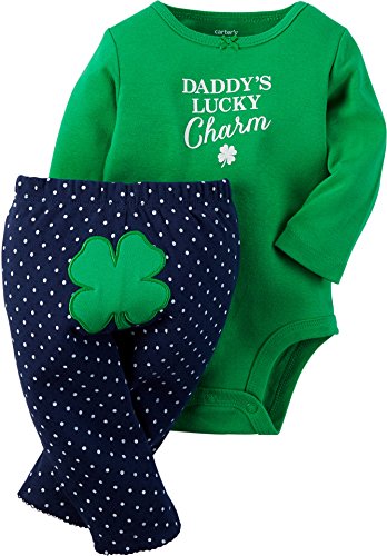 Carter's Baby Girls' St. Paddy's Day Bodysuit & Pant Set