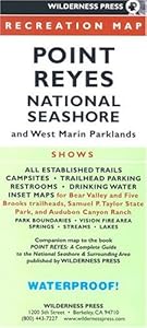Wilderness Press Point Reyes: National Seashore and West Marin Parklands, Recreation Map by Wilderness Press
