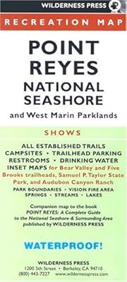 Wilderness Press Point Reyes: National Seashore and West Marin Parklands, Recreation Map