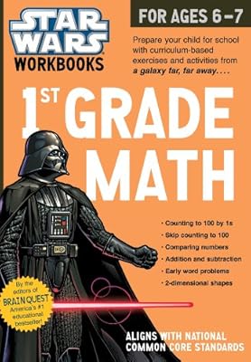 Star Wars Workbook: 1st Grade Math