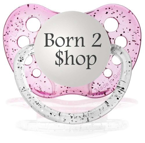 Personalized Pacifiers Born 2 Shop Pacifier in Pink