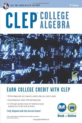 CLEP&reg; College Algebra Book + Online