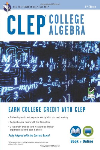 CLEP&reg; College Algebra Book + Online by Stu Schwartz