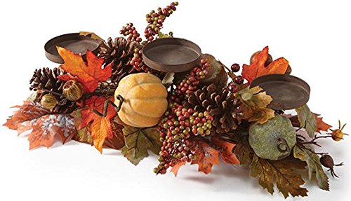Green Harvest Candle Holder, 6