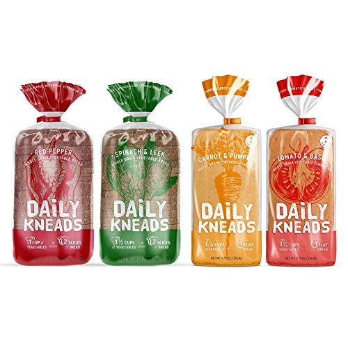 Algopix Similar Product 8 - Daily Kneads Bread Whole Grain Veggie