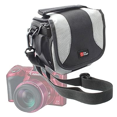 Duragadget Etui de rangement pour Nikon Coolpix P610 et L840, Canon PowerShot SX410 IS et Pentax XG-1 appareils photo Bridge + lanière amovible DURAGADGET