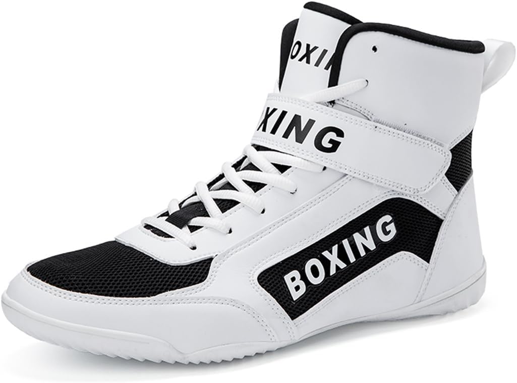 Unisex Wrestling Boxing Sneakers, Youth Bodybuilding Kickboxing Fitness Shoes Lightweight Cross-Trainer Sneakers For Men And Women_vogvips.com