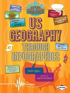 US Geography Through Infographics by Nadia Higgins                       ,