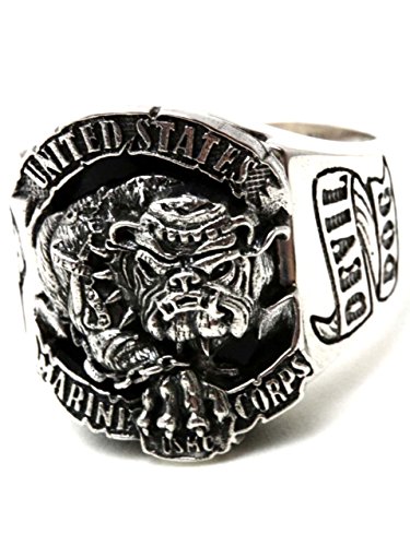 DEVILDOG海兵隊カレッジリング【23号】ring174（シルバー９２５、指輪）